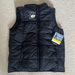 Karbon Ski Puffer Vest in Black